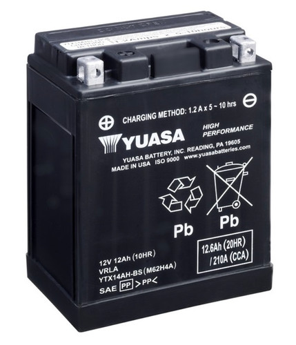 Batteria yuasa ytx14ah agm - ytx14ah-bs,