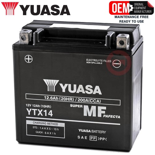 Batteria yuasa ytx14 - batteria, ytx14-bs