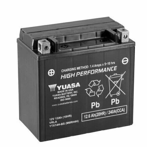 Batteria yuasa ytx14h - batteria, ytx14h-bs