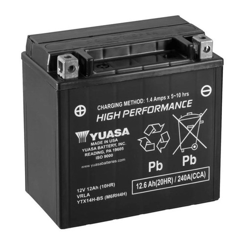Batteria yuasa ytx14h agm - batteria, ytx14h-bs