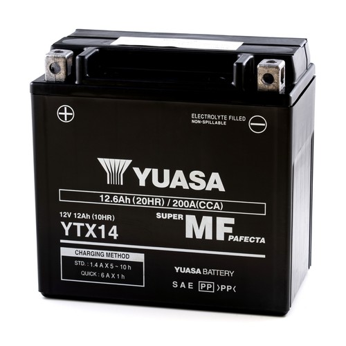 Yuasa batteria moto ytx14 - yuasa,